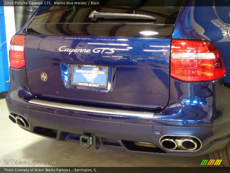 Marine Blue Metallic / Black 2009 Porsche Cayenne GTS