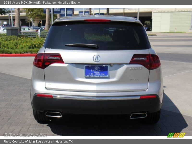 Palladium Metallic / Ebony 2013 Acura MDX SH-AWD