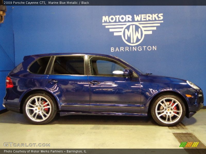 Marine Blue Metallic / Black 2009 Porsche Cayenne GTS