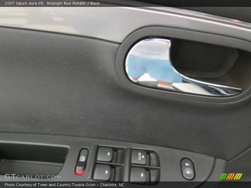 Midnight Blue Metallic / Black 2007 Saturn Aura XR