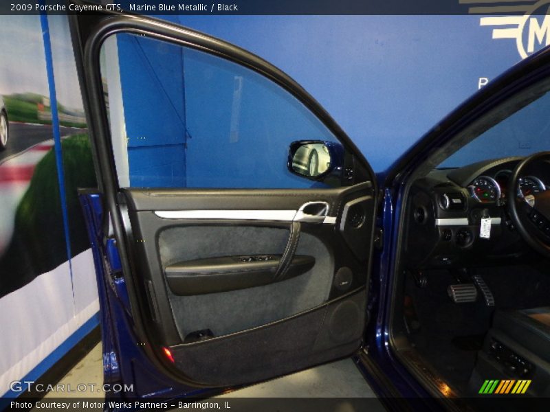 Marine Blue Metallic / Black 2009 Porsche Cayenne GTS