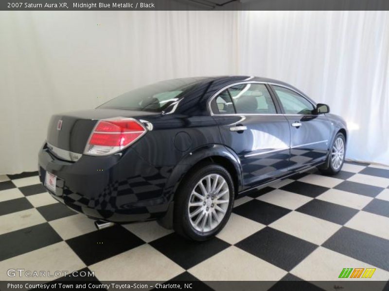 Midnight Blue Metallic / Black 2007 Saturn Aura XR