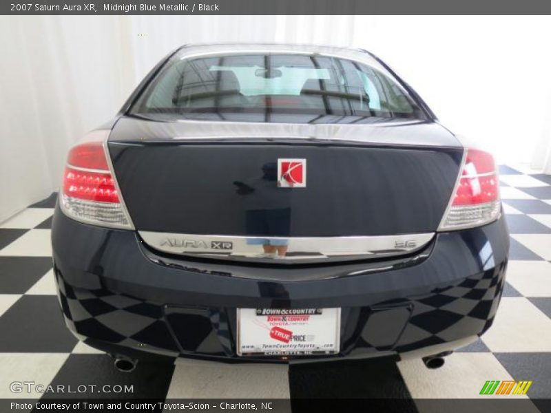 Midnight Blue Metallic / Black 2007 Saturn Aura XR