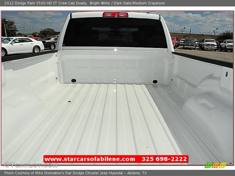 Bright White / Dark Slate/Medium Graystone 2012 Dodge Ram 3500 HD ST Crew Cab Dually