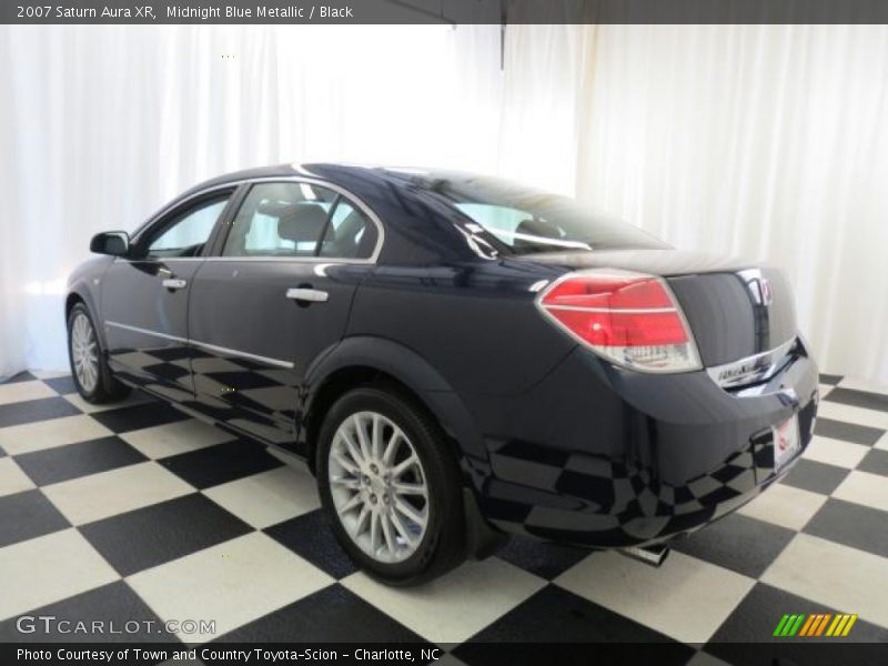 Midnight Blue Metallic / Black 2007 Saturn Aura XR