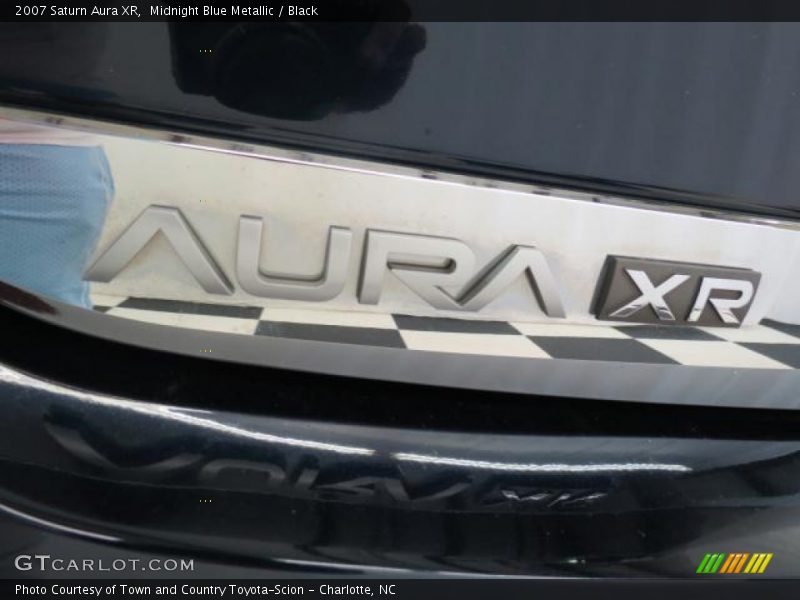 Midnight Blue Metallic / Black 2007 Saturn Aura XR