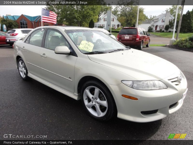 Pebble Ash Metallic / Beige 2004 Mazda MAZDA6 s Sedan