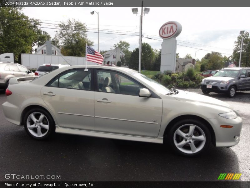 Pebble Ash Metallic / Beige 2004 Mazda MAZDA6 s Sedan