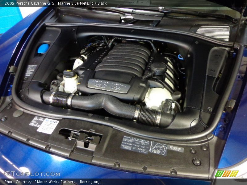 Marine Blue Metallic / Black 2009 Porsche Cayenne GTS