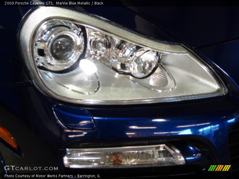 Marine Blue Metallic / Black 2009 Porsche Cayenne GTS