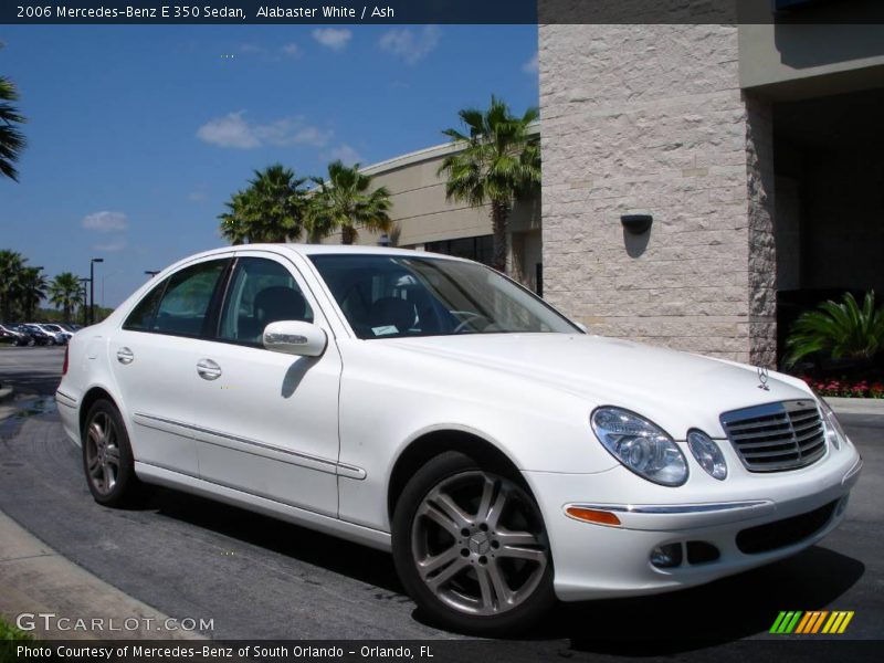 Alabaster White / Ash 2006 Mercedes-Benz E 350 Sedan