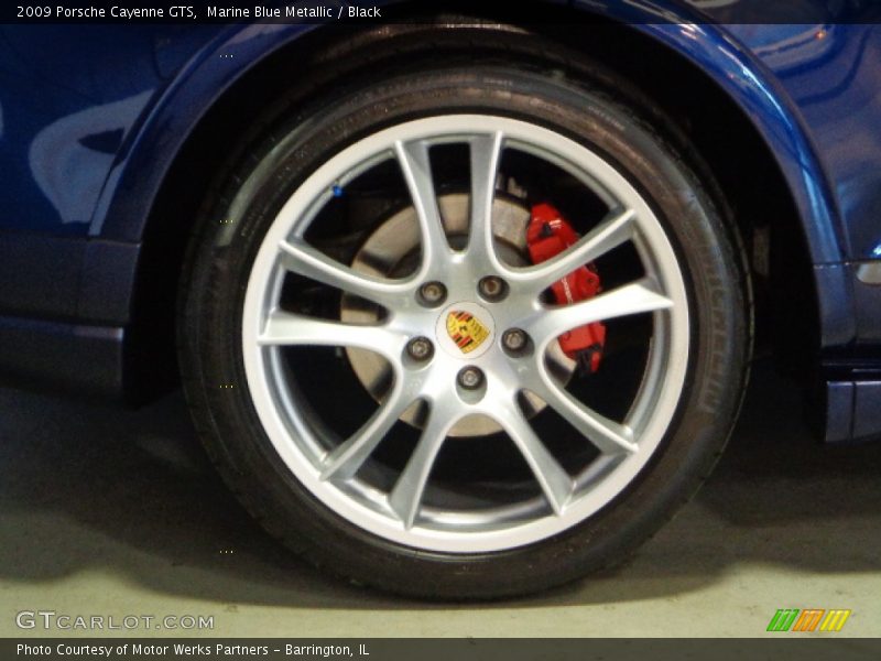 Marine Blue Metallic / Black 2009 Porsche Cayenne GTS