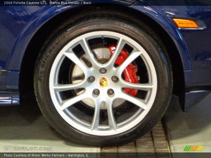 Marine Blue Metallic / Black 2009 Porsche Cayenne GTS