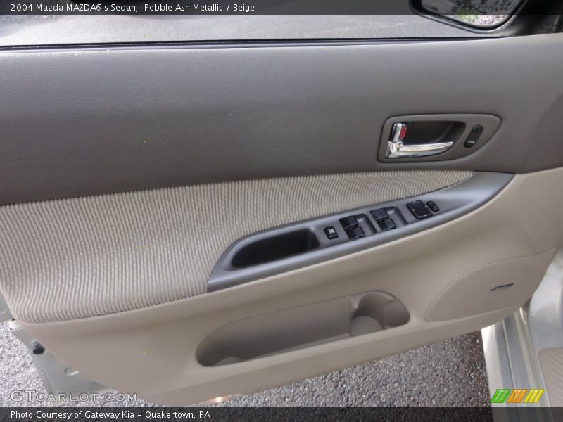 Pebble Ash Metallic / Beige 2004 Mazda MAZDA6 s Sedan