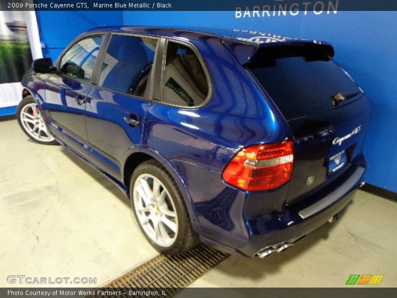 Marine Blue Metallic / Black 2009 Porsche Cayenne GTS