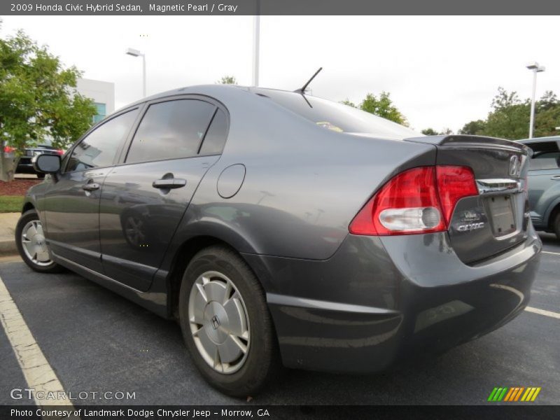 Magnetic Pearl / Gray 2009 Honda Civic Hybrid Sedan