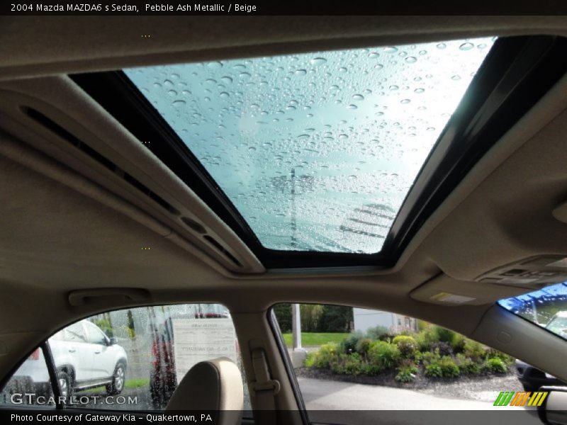 Pebble Ash Metallic / Beige 2004 Mazda MAZDA6 s Sedan