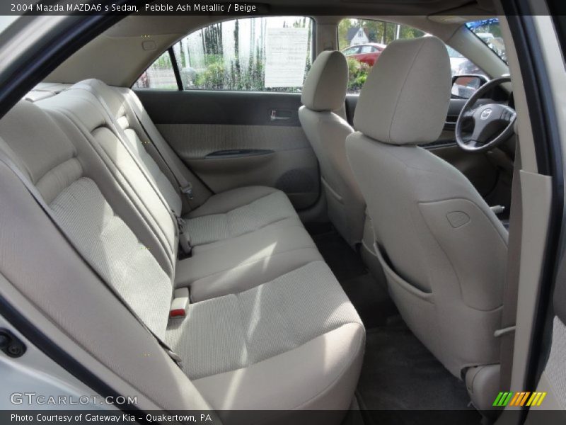 Pebble Ash Metallic / Beige 2004 Mazda MAZDA6 s Sedan