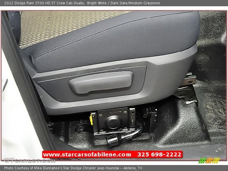 Bright White / Dark Slate/Medium Graystone 2012 Dodge Ram 3500 HD ST Crew Cab Dually