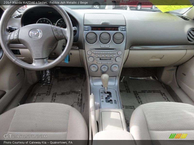 Pebble Ash Metallic / Beige 2004 Mazda MAZDA6 s Sedan