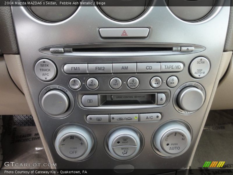 Pebble Ash Metallic / Beige 2004 Mazda MAZDA6 s Sedan