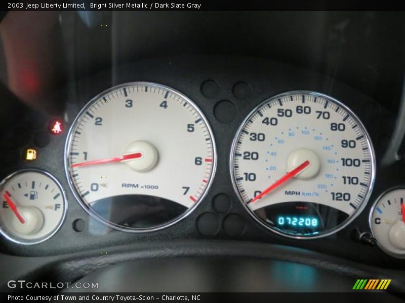 Bright Silver Metallic / Dark Slate Gray 2003 Jeep Liberty Limited