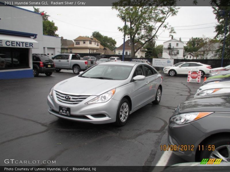 Radiant Silver / Gray 2011 Hyundai Sonata GLS