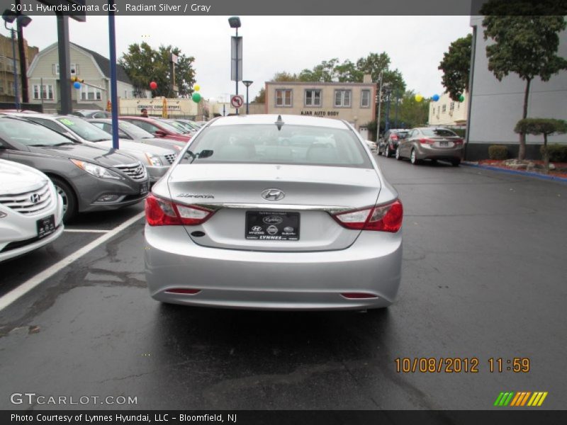 Radiant Silver / Gray 2011 Hyundai Sonata GLS