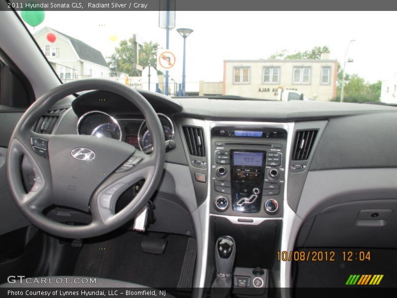 Radiant Silver / Gray 2011 Hyundai Sonata GLS
