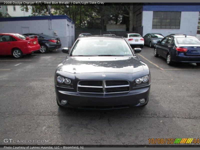 Steel Blue Metallic / Dark/Light Slate Gray 2008 Dodge Charger R/T