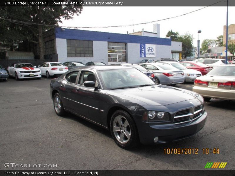Steel Blue Metallic / Dark/Light Slate Gray 2008 Dodge Charger R/T