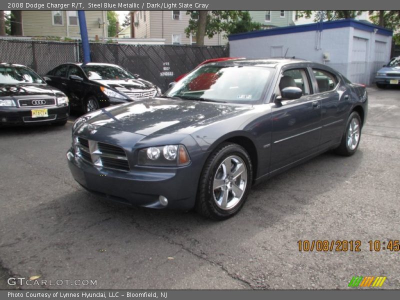 Steel Blue Metallic / Dark/Light Slate Gray 2008 Dodge Charger R/T
