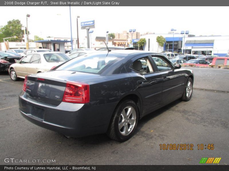 Steel Blue Metallic / Dark/Light Slate Gray 2008 Dodge Charger R/T