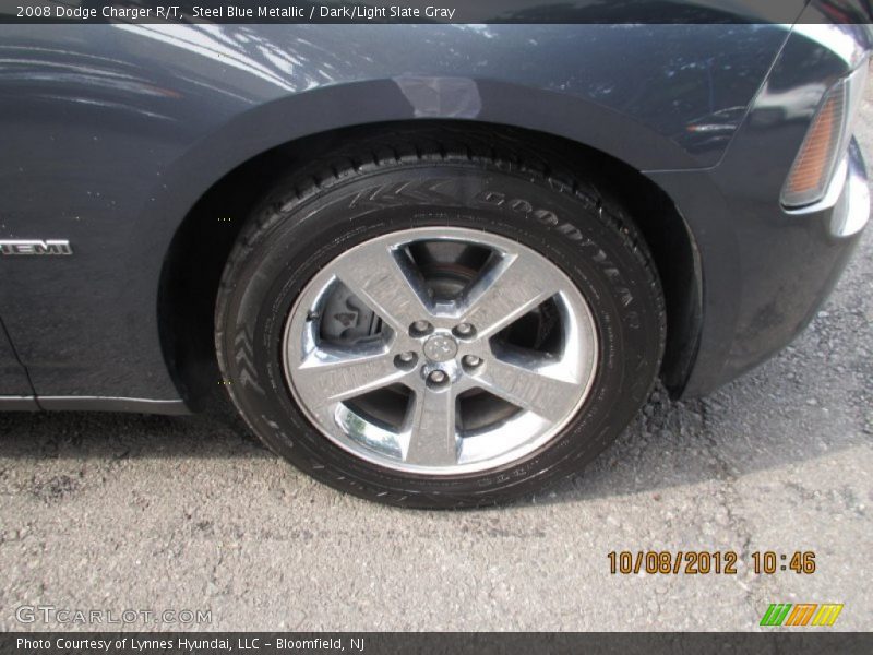 Steel Blue Metallic / Dark/Light Slate Gray 2008 Dodge Charger R/T