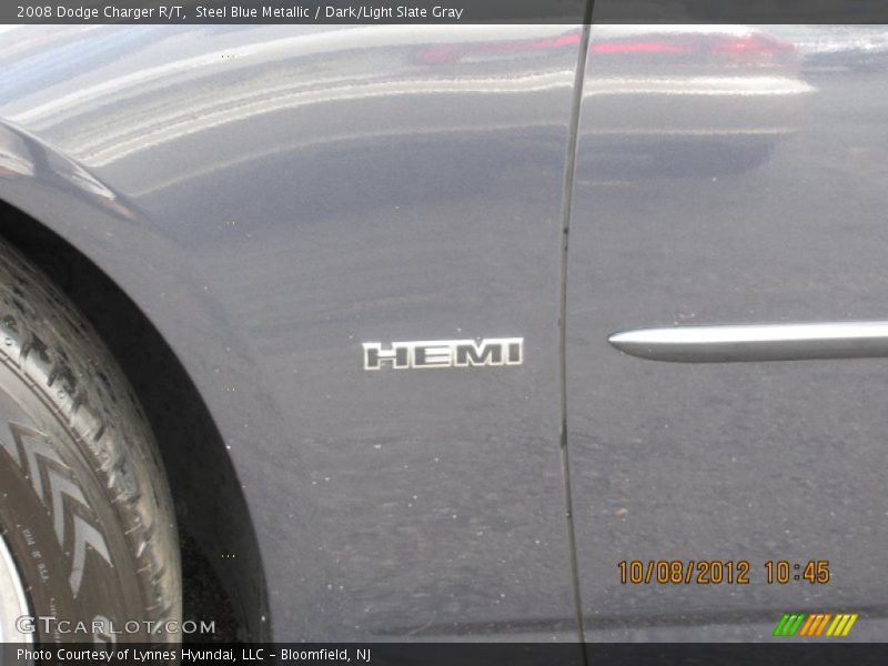 Steel Blue Metallic / Dark/Light Slate Gray 2008 Dodge Charger R/T