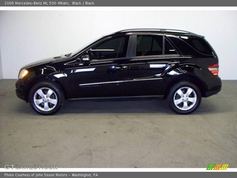 Black / Black 2006 Mercedes-Benz ML 500 4Matic