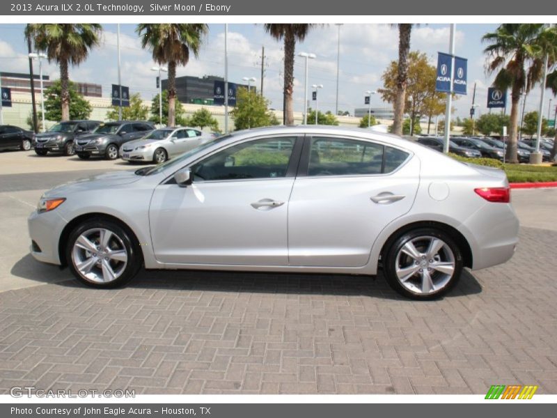 Silver Moon / Ebony 2013 Acura ILX 2.0L Technology