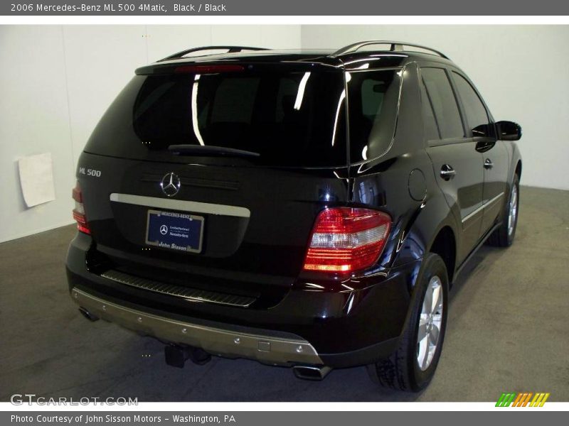 Black / Black 2006 Mercedes-Benz ML 500 4Matic