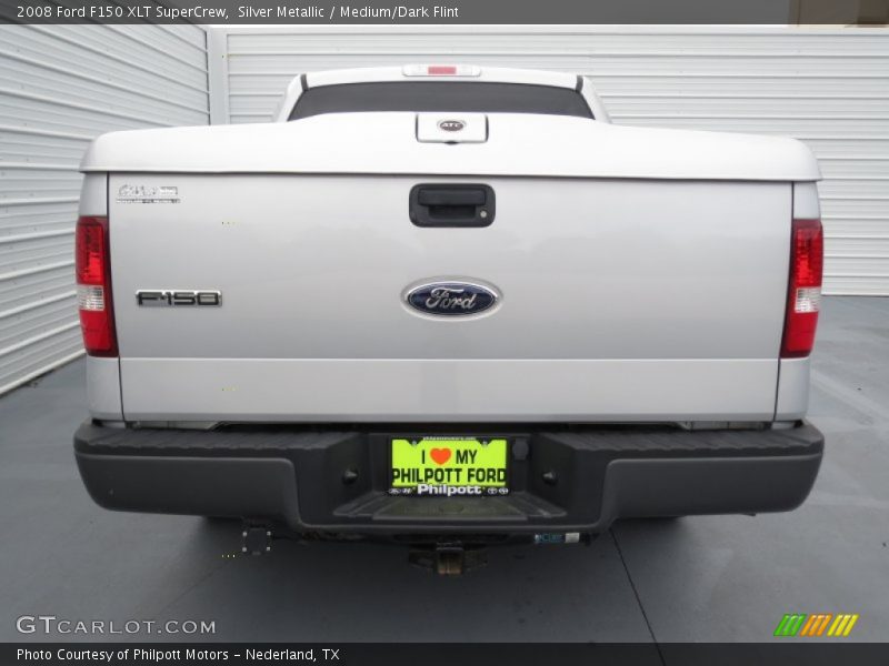 Silver Metallic / Medium/Dark Flint 2008 Ford F150 XLT SuperCrew