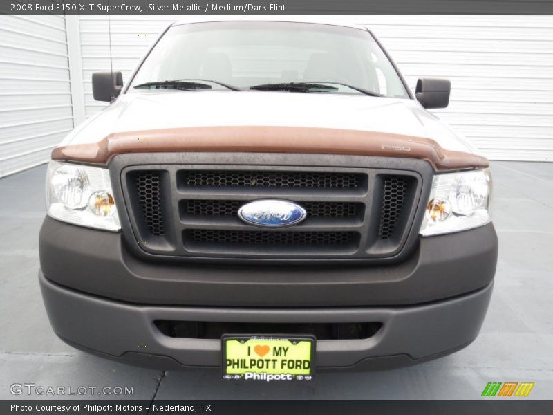 Silver Metallic / Medium/Dark Flint 2008 Ford F150 XLT SuperCrew