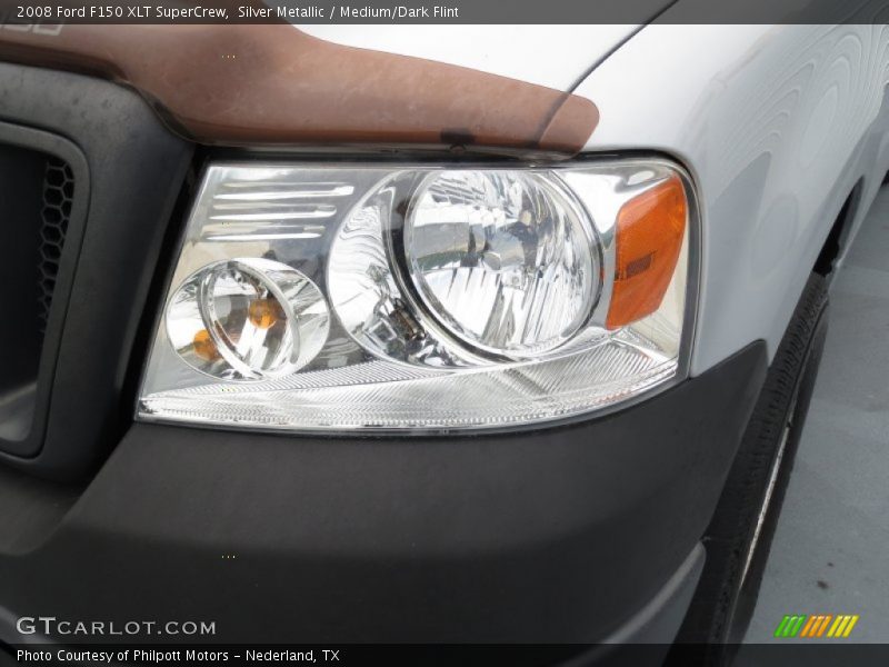 Silver Metallic / Medium/Dark Flint 2008 Ford F150 XLT SuperCrew