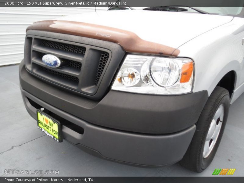 Silver Metallic / Medium/Dark Flint 2008 Ford F150 XLT SuperCrew