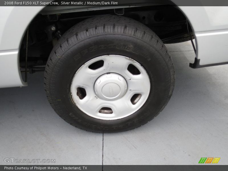Silver Metallic / Medium/Dark Flint 2008 Ford F150 XLT SuperCrew