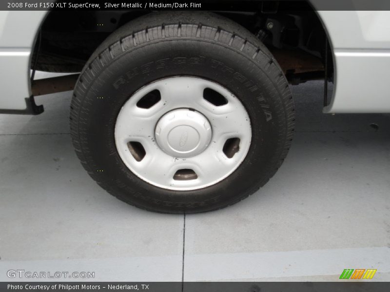 Silver Metallic / Medium/Dark Flint 2008 Ford F150 XLT SuperCrew
