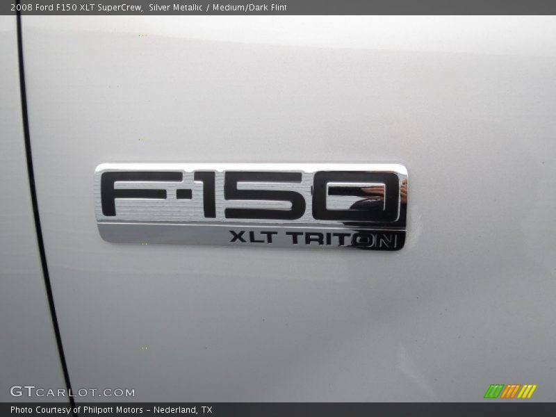 Silver Metallic / Medium/Dark Flint 2008 Ford F150 XLT SuperCrew