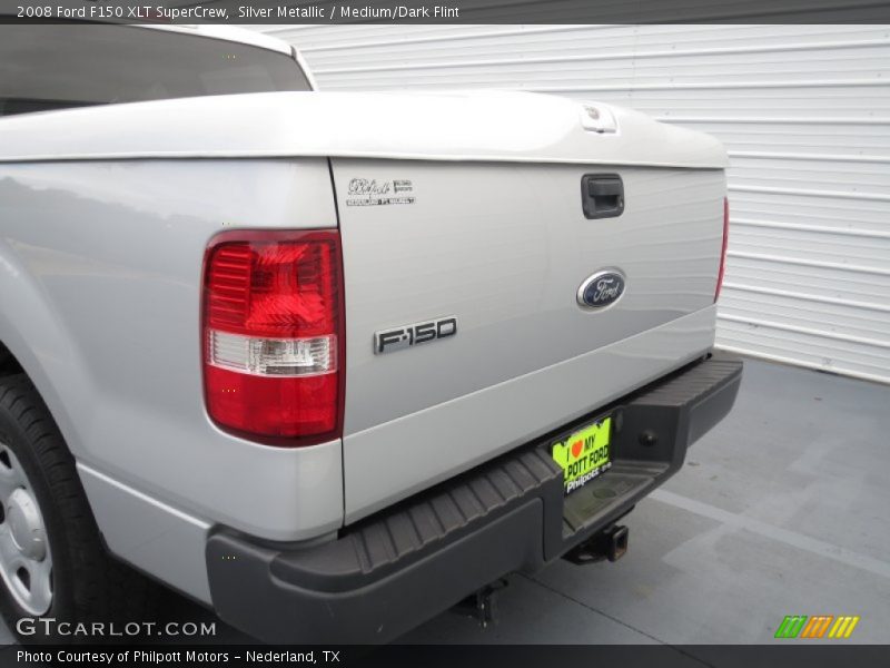 Silver Metallic / Medium/Dark Flint 2008 Ford F150 XLT SuperCrew