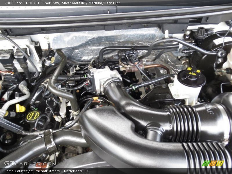Silver Metallic / Medium/Dark Flint 2008 Ford F150 XLT SuperCrew