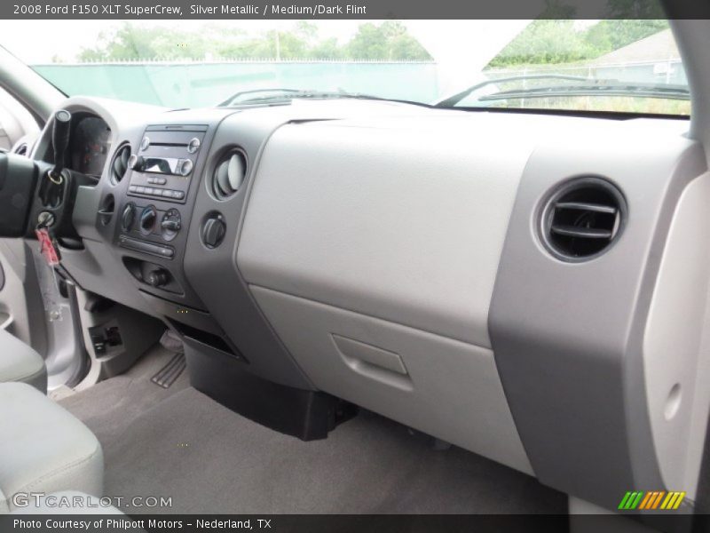 Silver Metallic / Medium/Dark Flint 2008 Ford F150 XLT SuperCrew