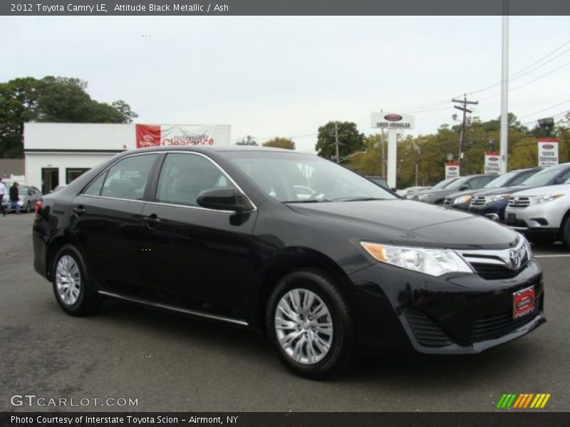Attitude Black Metallic / Ash 2012 Toyota Camry LE