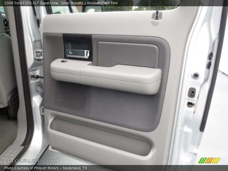 Silver Metallic / Medium/Dark Flint 2008 Ford F150 XLT SuperCrew